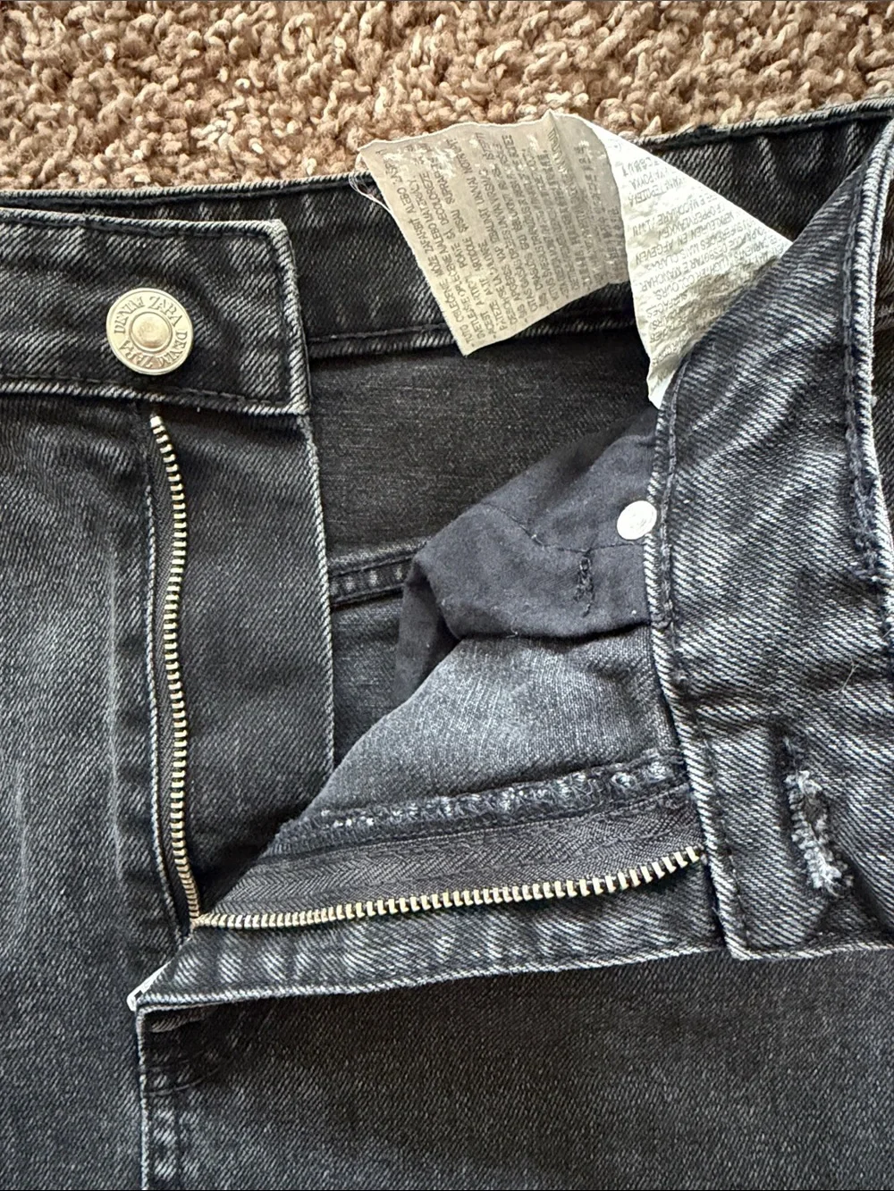 Zara Denim Pencil Skirt
